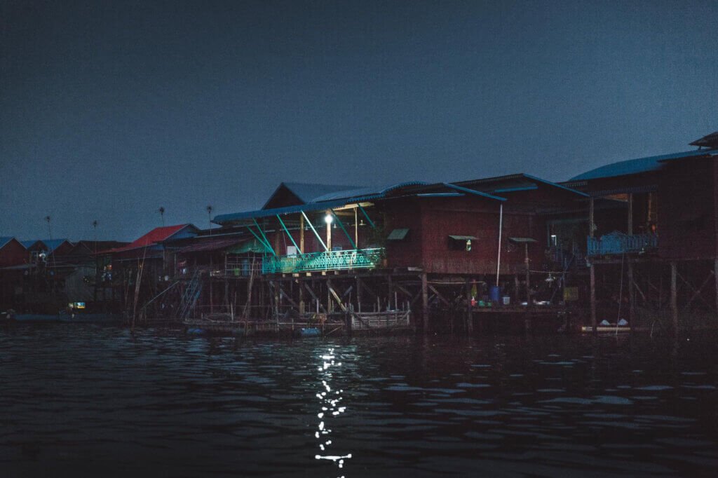 Dusk in Kompong Khleang