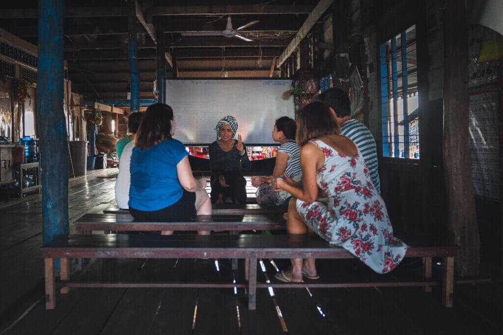 Sreyneang Discussing Life in the Village